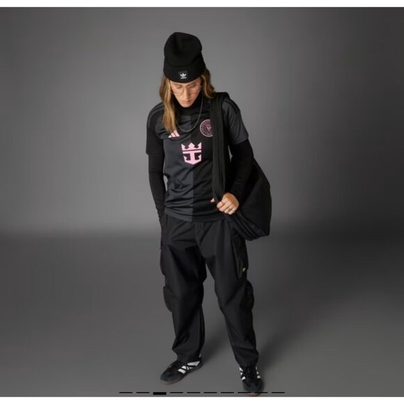 MLS Messi Soccer Jersey NWT ADIDAS Size Medium Slim Fit Black Pink Away Jersey $ - Picture 10 of 14